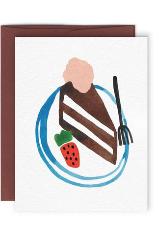 PAPEROLE Carte Choco Cake
