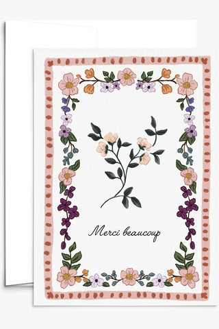 MIMI & AUGUST Carte Merci Beaucoup Vintage