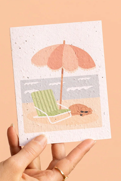 BKIND Carte Plantable - Seaside Siesta