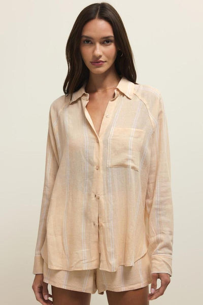 Z SUPPLY Perfect Shirt - Custard