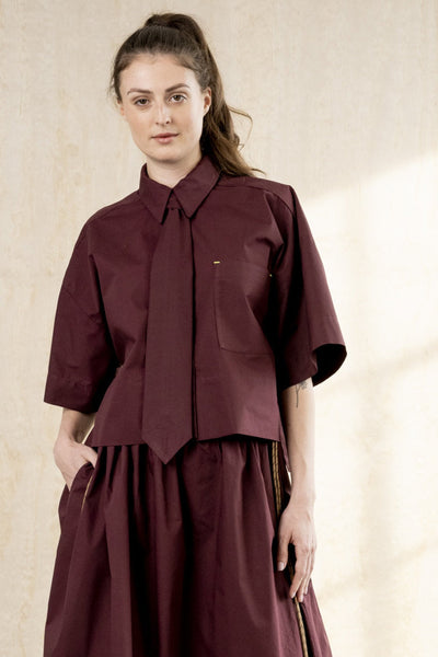BODYBAG Montego Shirt - Wine
