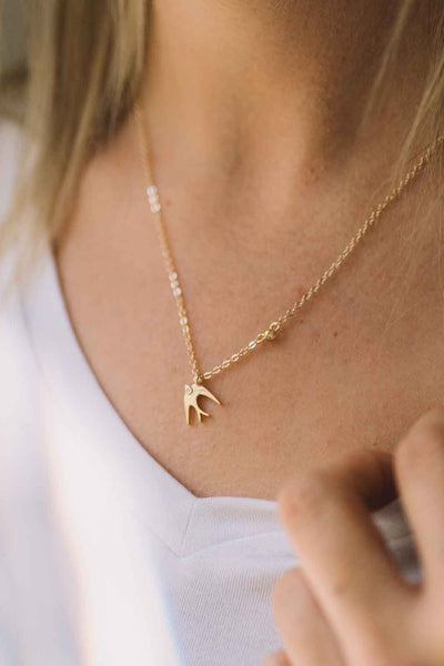 SANDRINE DEVOST Collier Peace Bird