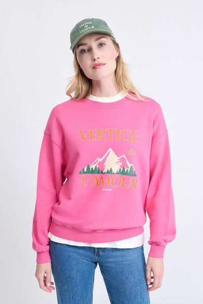 ÉMOI ÉMOI Crewneck Vertige de l'Amour - Fuschia