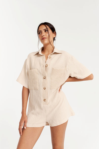 DAILYSTORY Romper Jessie - Beige