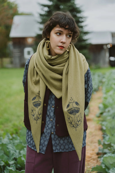 KAZAK Foulard Ikebana