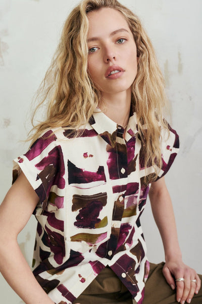 EVE GRAVEL Ofelia Shirt - Beetroot