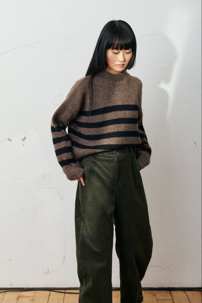 EVE GRAVEL Weasley Sweater - Brown and Black