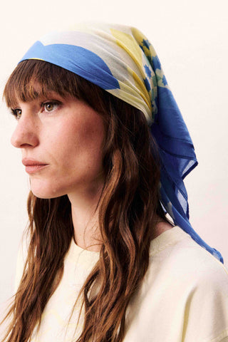 FRNCH PARIS Plitvice Scarf - Azure Blue