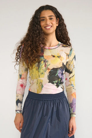 NUMPH Haut mesh Nualmia - Forest Green