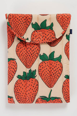 BAGGU 16" Laptop Sleeve - Strawberry