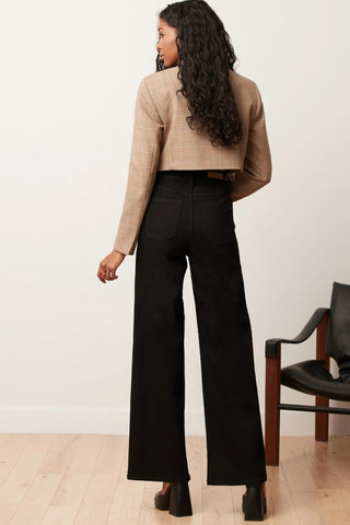 YOGA JEANS Coupe Lily Wide - Noir
