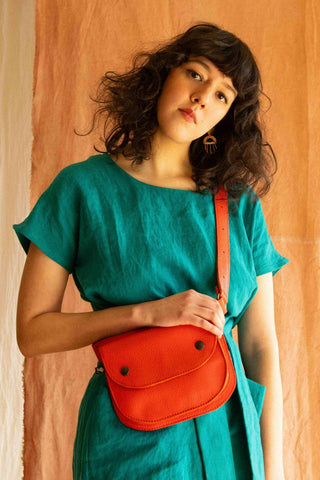 KAZAK Sac Pochette Amaru - Corail