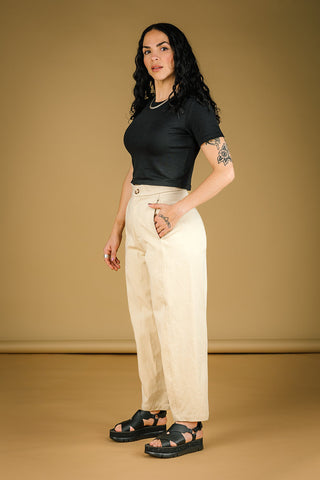 MERCEDES MORIN Pantalon Barrel