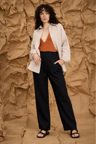 MELOW Maurice Trousers - Black