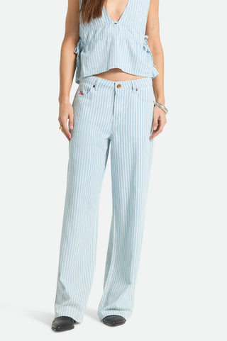 BRIXTON Pantalons Chloé - Two Boot Stripe