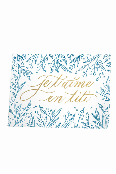 VALERIE BOIVIN Greeting Card - I love you a lot