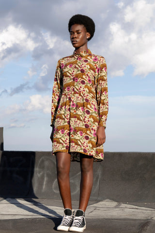 EVE LAVOIE Robe Jade - Léopard