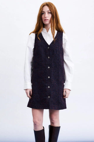 FRNCH Seochon Dress - Burgundy