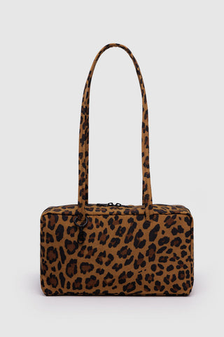 BAGGU Small Bowler Bag - Leopard