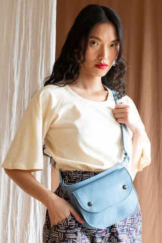 KAZAK Sac Pochette Amaru - Bleu Poudre