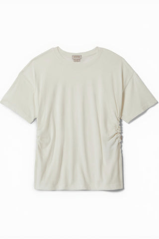 BRIXTON T-Shirt Carefree Cinch - Blanc Cassé