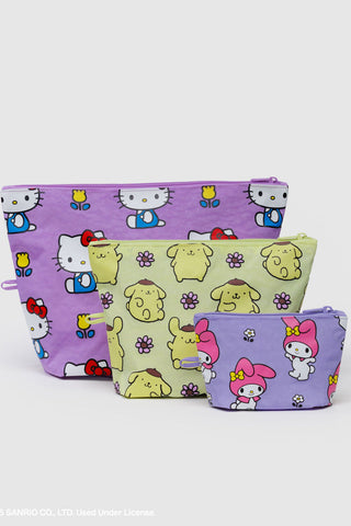 BAGGU Go Pouch - Hello Kitty and Friends Floral
