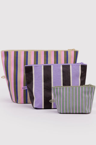 BAGGU Go Pouch - Candy Shop Stripes