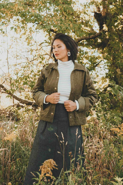 KAZAK Veste Tsugas - Corduroy Olive