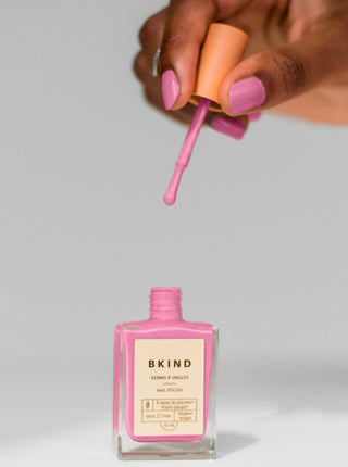 BKIND Vernis à Ongles - ROAR, vieux rose "barbie". Parfaite idée de cadeau pour femme.