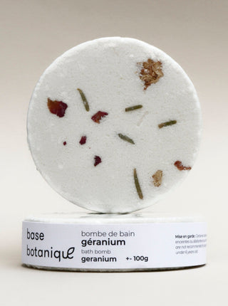 BOTANICAL BASE Bath Bomb - Geranium