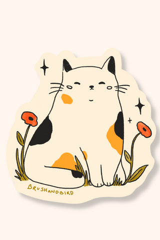 BRUSH &amp; BIRD Grumpy Cat Sticker