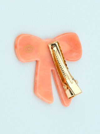COUCOU SUZETTE Barrette Noeud - Rose, parfaite idée de cadeau pour femme.