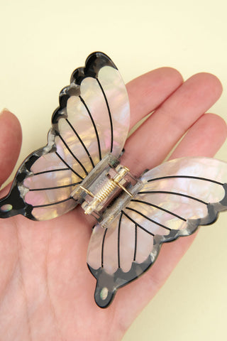 COUCOU SUZETTE White Butterfly Hair Clip