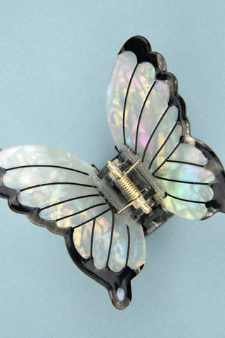 COUCOU SUZETTE White Butterfly Hair Clip