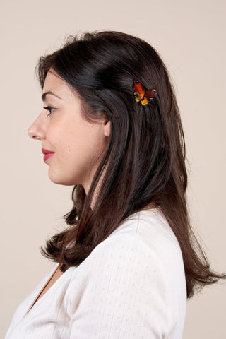 HELLO SUZETTE Moth Barrette