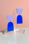 Lilas pastel | Bleu cobalt