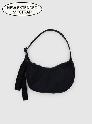 BAGGU Sac Petit Crescent Nylon - Noir