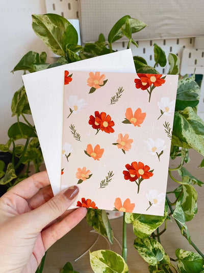 ITSFUNNYHOWW Greeting Card - Flower Power