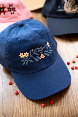 STAY HOME CLUB Cap Garland - Royal Blue