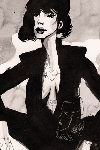 FRED JOURDAIN Queen of Hearts Poster