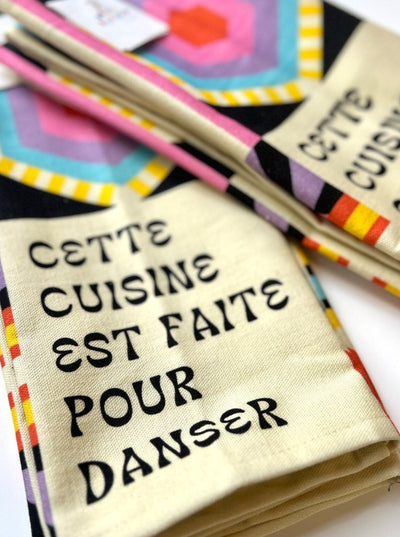 MERCI BONSOIR Linge à Vaisselle - Cette Cuisine est Faite pour Danser