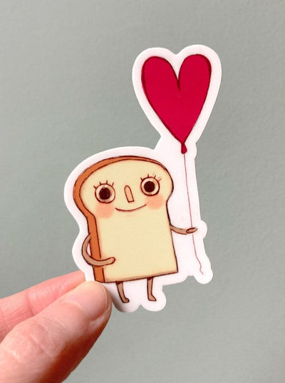 VALERIE BOIVIN Sticker - Heart Balloon Tartine