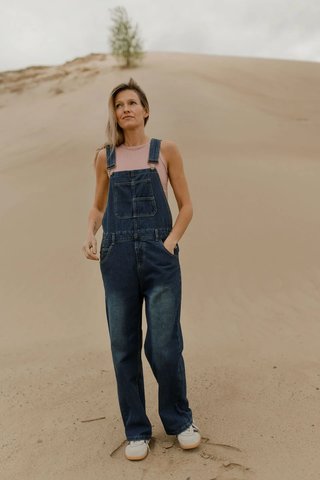 LOUVE Salopette en Jeans - Indigo