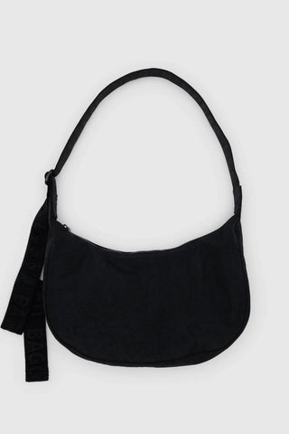 BAGGU Sac Moyen Crescent Nylon - Noir