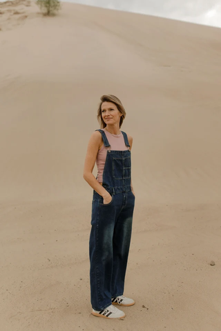 LOUVE Salopette en Jeans - Indigo