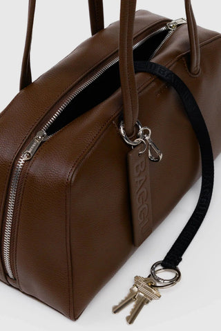 BAGGU Sac Bowler Cuir Recyclé - Brown