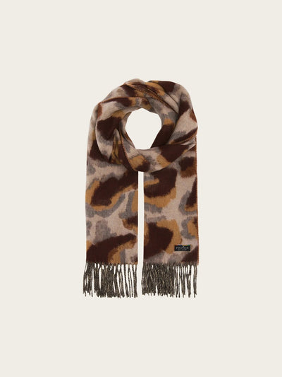 FRAAS Leopard Cashmink Scarf - Palerose