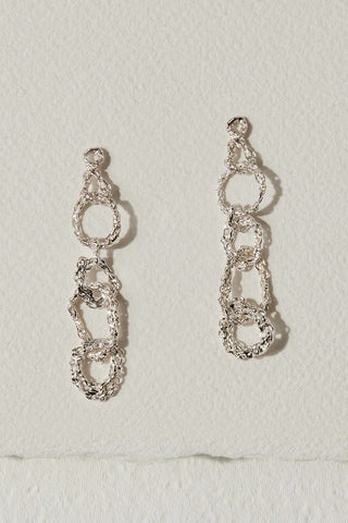 CAMILLETTE Boucles d'oreilles Assemblage - Argent