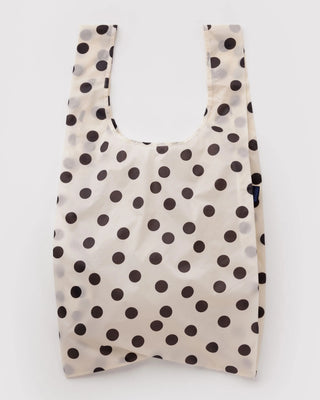 BAGGU Sac Réutilisable Grand - Polka Dot Noir et Blanc