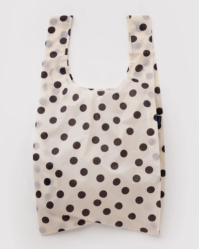 BAGGU Sac Réutilisable Grand - Polka Dot Noir et Blanc